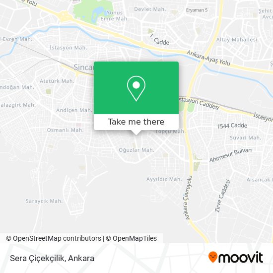 Sera Çiçekçilik map