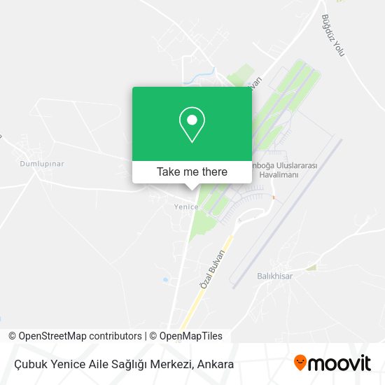 Çubuk Yenice Aile Sağlığı Merkezi map