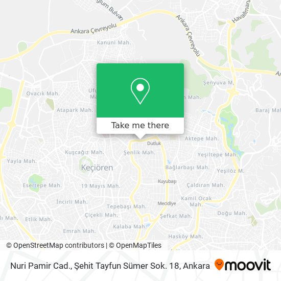 Nuri Pamir Cad., Şehit Tayfun Sümer Sok. 18 map
