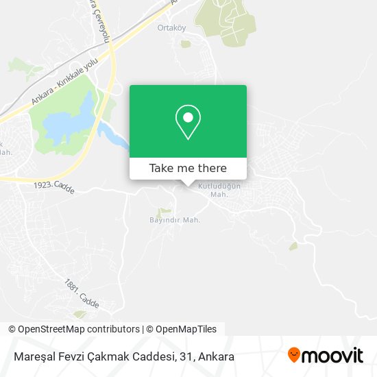 Mareşal Fevzi Çakmak Caddesi, 31 map
