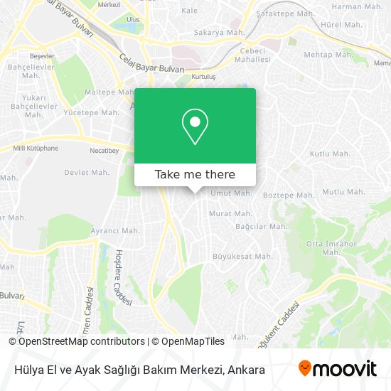Hülya El ve Ayak Sağlığı Bakım Merkezi map