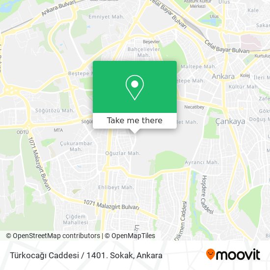 Türkocağı Caddesi / 1401. Sokak map