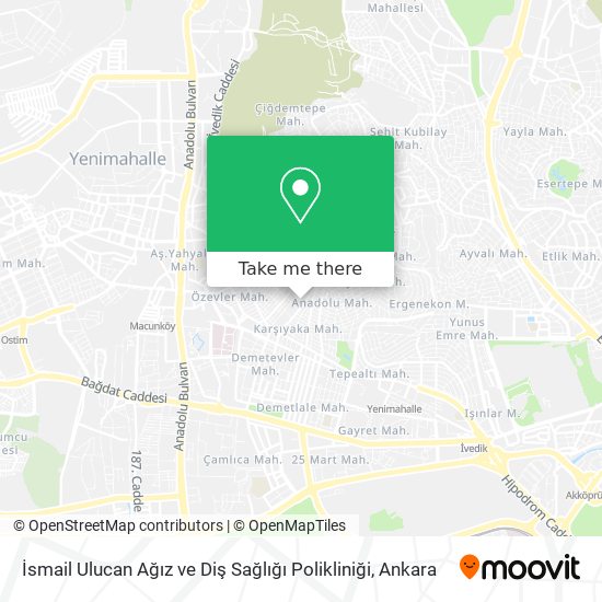 İsmail Ulucan Ağız ve Diş Sağlığı Polikliniği map