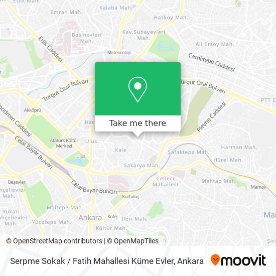 Serpme Sokak / Fatih Mahallesi Küme Evler map