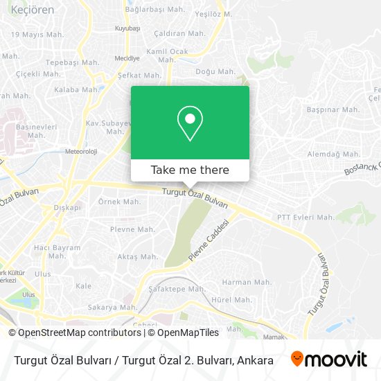 Turgut Özal Bulvarı / Turgut Özal 2. Bulvarı map