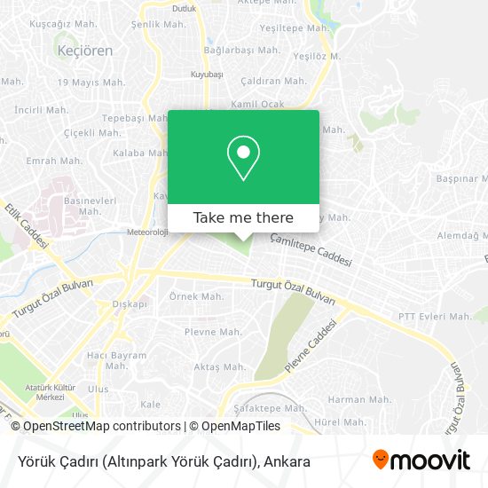 Yörük Çadırı (Altınpark Yörük Çadırı) map