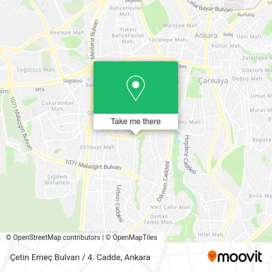 Çetin Emeç Bulvarı / 4. Cadde map
