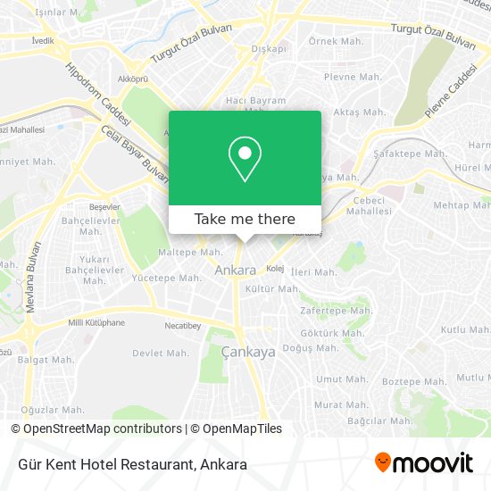 Gür Kent Hotel Restaurant map