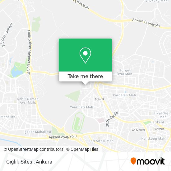 Çığlık Sitesi map