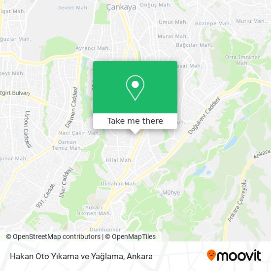 Hakan Oto Yıkama ve Yağlama map