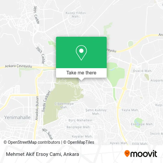 Mehmet Akif Ersoy Cami map