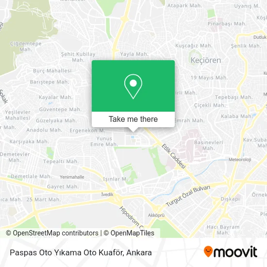 Paspas Oto Yıkama Oto Kuaför map