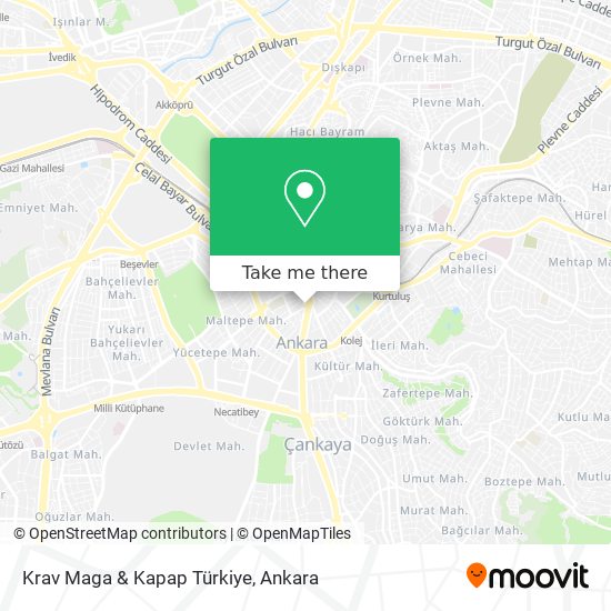 Krav Maga & Kapap Türkiye map