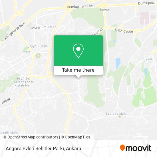 Angora Evleri Şehitler Parkı map