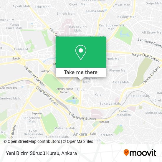 Yeni Bizim Sürücü Kursu map