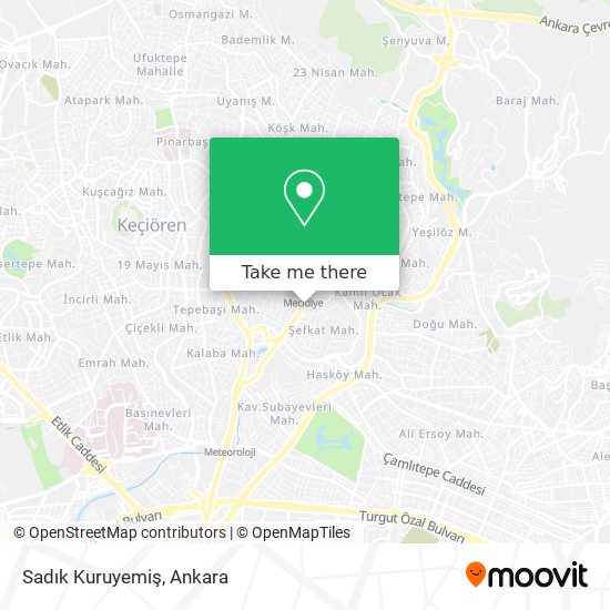 Sadık Kuruyemiş map