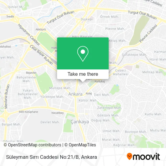 Süleyman Sırrı Caddesi No:21/B map