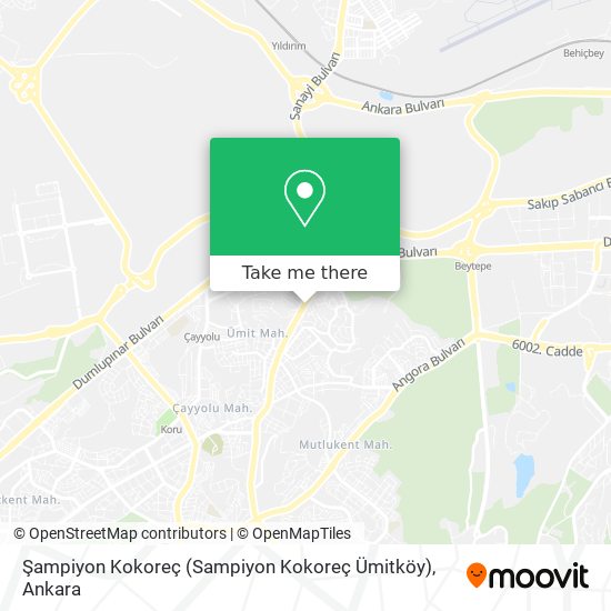 Şampiyon Kokoreç (Sampiyon Kokoreç Ümitköy) map