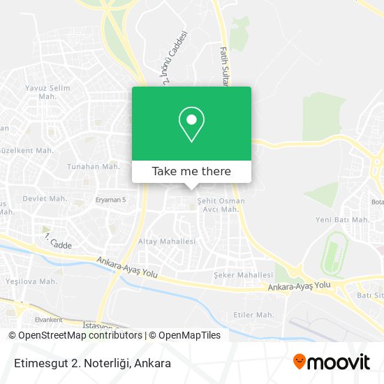 Etimesgut 2. Noterliği map