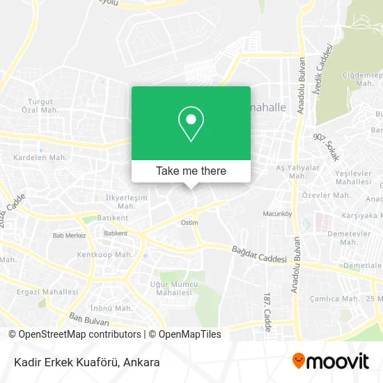 Kadir Erkek Kuaförü map