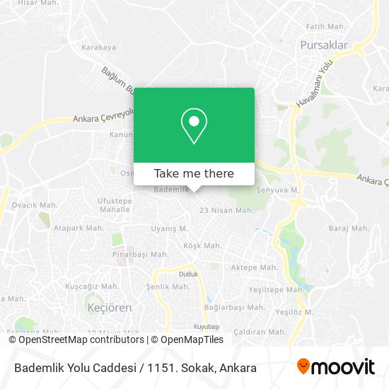 Bademlik Yolu Caddesi / 1151. Sokak map