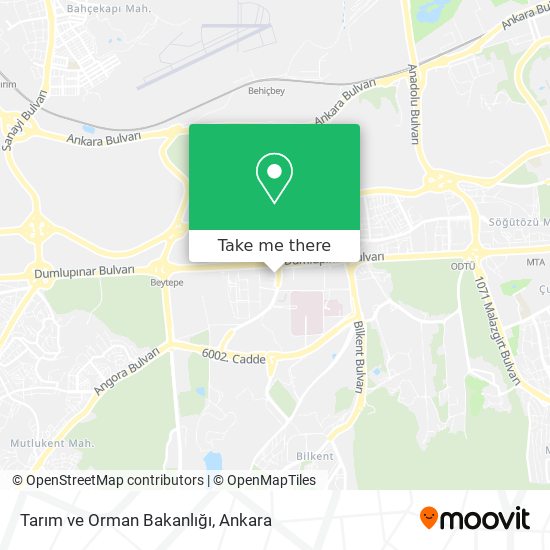 Tarım ve Orman Bakanlığı map