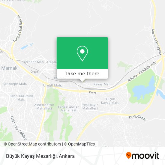 Büyük Kayaş Mezarlığı map