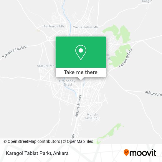 Karagöl Tabiat Parkı map