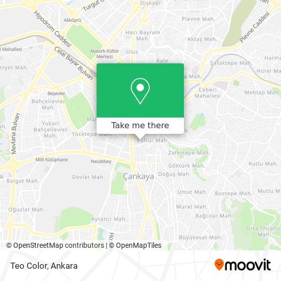 How To Get To Teo Color In Cankaya By Bus Subway Or Train