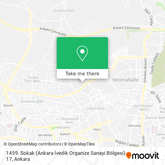 1459. Sokak (Ankara İvedik Organize Sanayi Bölgesi) 17 map