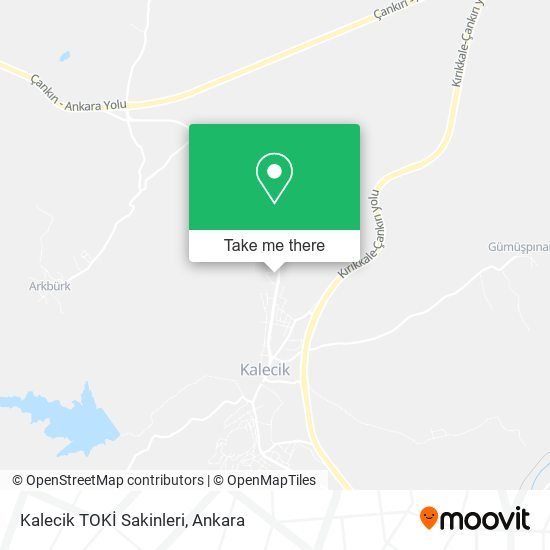 Kalecik TOKİ Sakinleri map