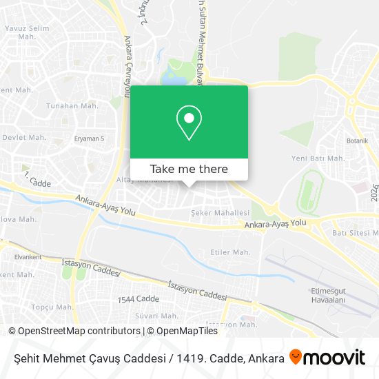 Şehit Mehmet Çavuş Caddesi / 1419. Cadde map