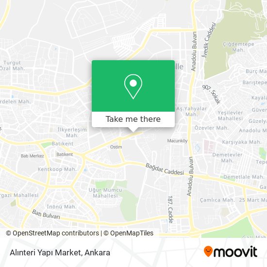 Alınteri Yapı Market map