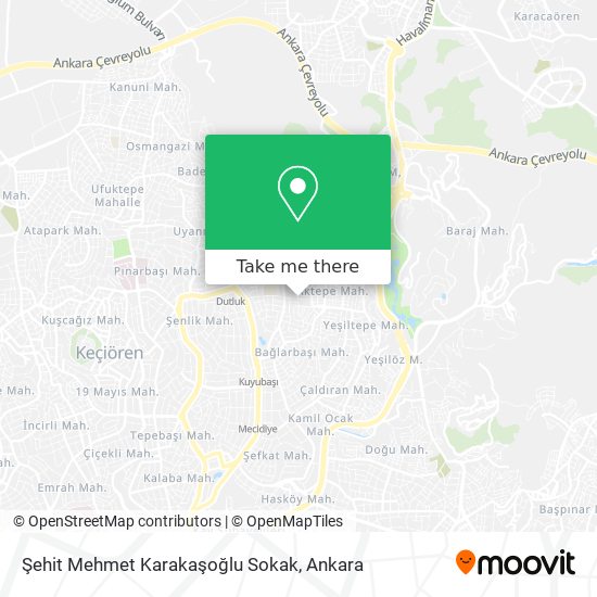 Şehit Mehmet Karakaşoğlu Sokak map