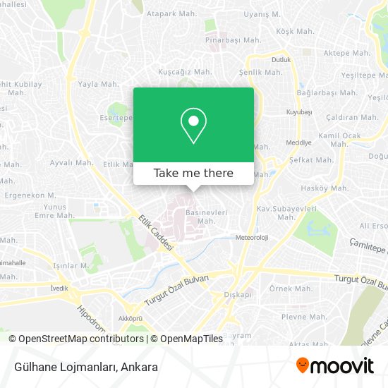 Gülhane Lojmanları map