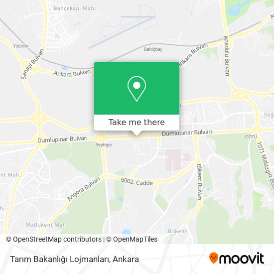 Tarım Bakanlığı Lojmanları map