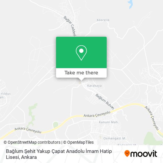 Bağlum Şehit Yakup Çapat Anadolu İmam Hatip Lisesi map