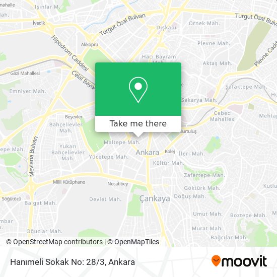 Hanımeli Sokak No: 28/3 map