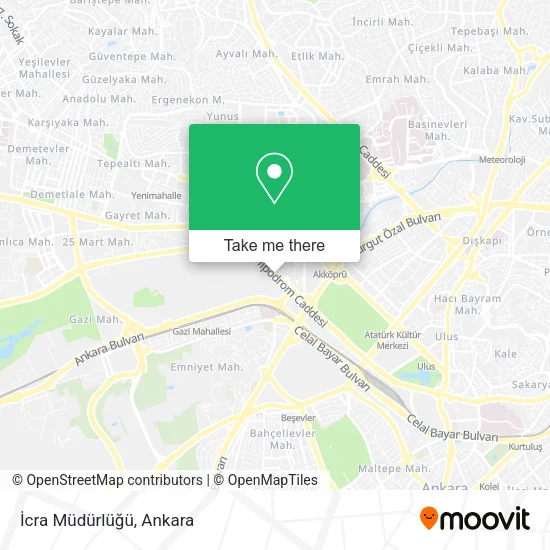İcra Müdürlüğü map
