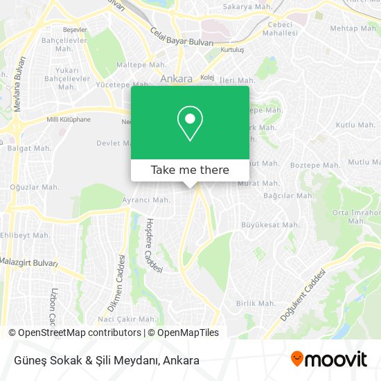 Güneş Sokak & Şili Meydanı map