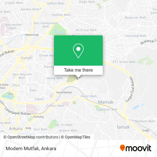 Modem Mutfak map