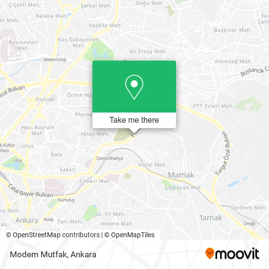 Modem Mutfak map