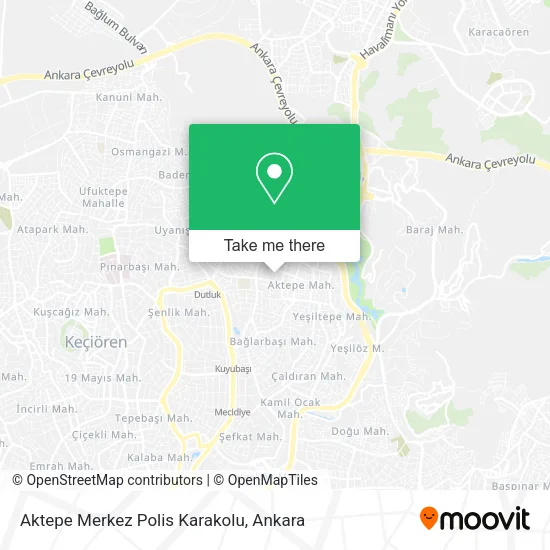 Aktepe Merkez Polis Karakolu map