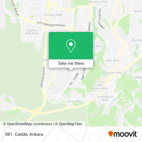 881. Cadde map