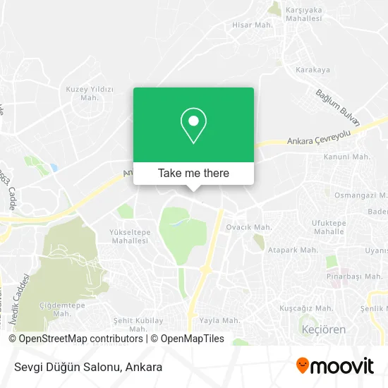 Sevgi Düğün Salonu map