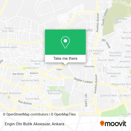 Engin Oto Butik Aksesuar map