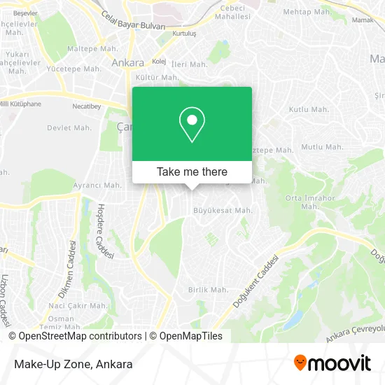 Make-Up Zone map