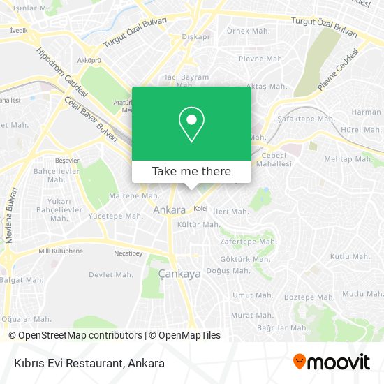 Kıbrıs Evi Restaurant map