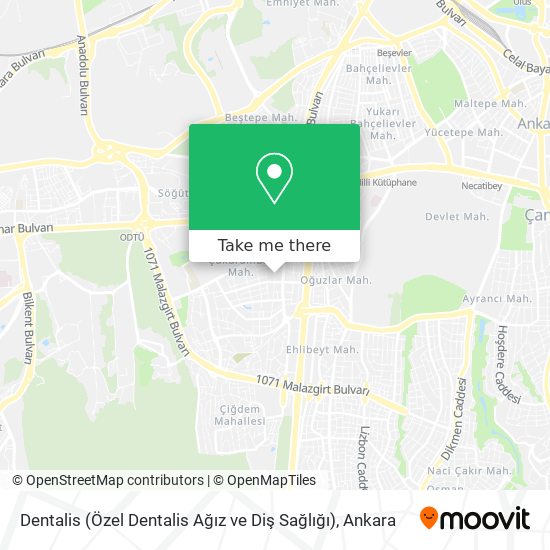 Dentalis (Özel Dentalis Ağız ve Diş Sağlığı) map