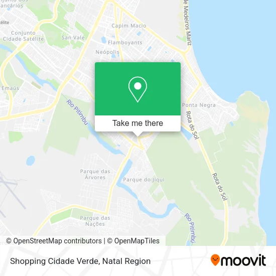 Shopping Cidade Verde map